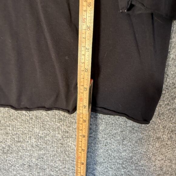 Free People Shirt Womens Medium Black Intimately Free Cowl Neck Lightweight Tee - Picture 4 of 8